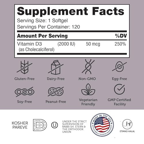 Zahler - Advanced Vitamin D3 2000 IU Softgels
