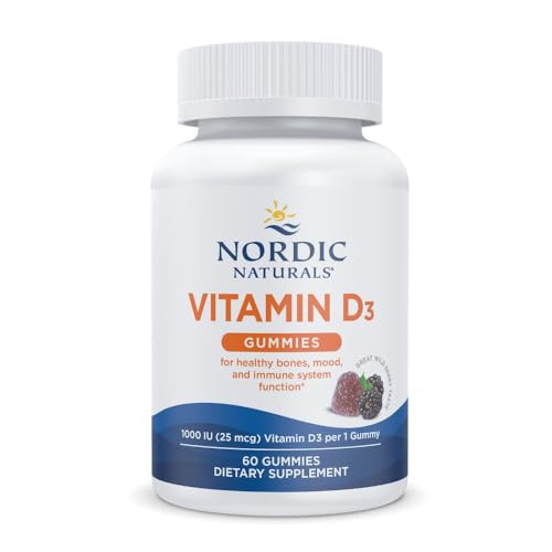 Nordic Naturals Vitamin D3 Gummies, Wild Berry