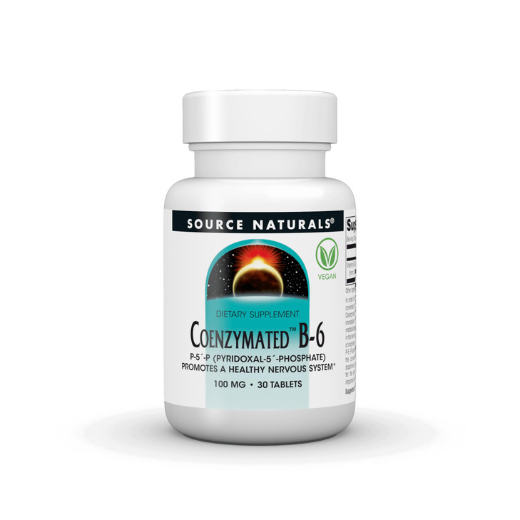 Source Naturals Coenzymated B-6,P-5´-P (PYRIDOXAL-5´-Phosphate) Promotes