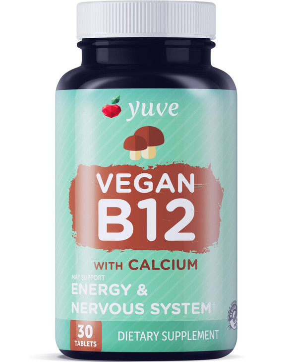 Yuve Vegan B12 with Calcium for Maximum Absorbption