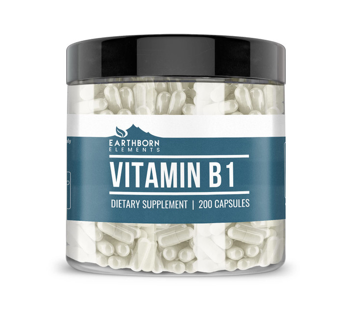 Earthborn Elements Vitamin B1, Thiamine Mononitrate, Pure & Undiluted, No