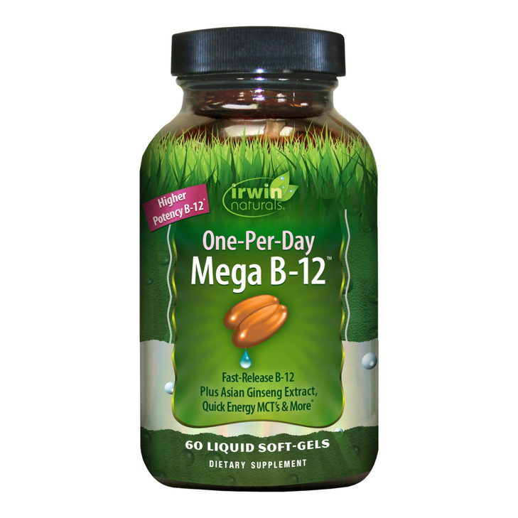 Irwin Naturals One-Per-Day Mega B-12 1,500mcg High Potency Methylcobalamin