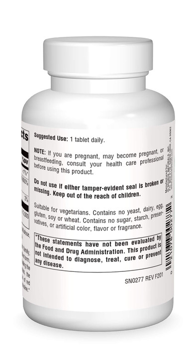 Source Naturals Pantothenic Acid 500 mg Vitamin B-5 Dietary Supplement