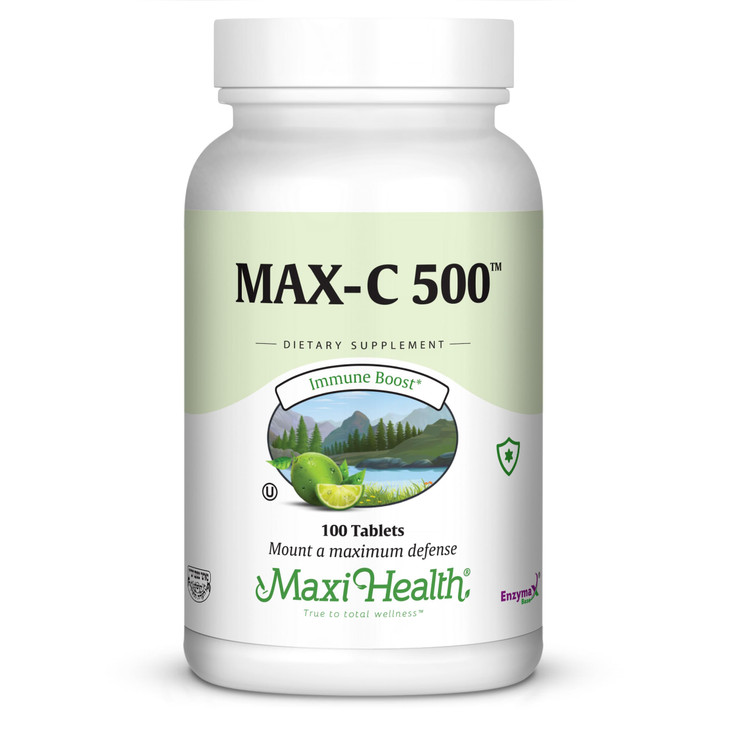 Maxi Health MAX C 500 mg - Vitamin C - with Lemon Bioflavonoids Complex