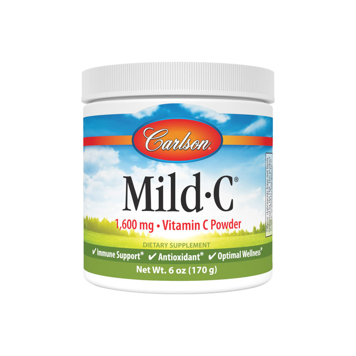 Carlson - Mild-C, Vitamin C Powder, Supports Healthy