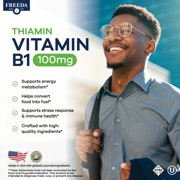 Freeda Vitamin B1 Thiamine 100mg