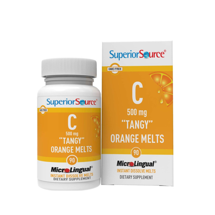 Superior Source Vitamin C 500 mg ?Tangy? Orange Melts