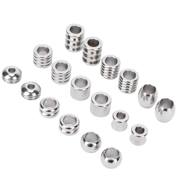 Viking Hair Beads 18Pcs Celtic Knot Hair Clips, Solid Stainless Steel Hair Beard Pendant Dreadlocks Beads Hair Accessories for Hair Beards Jewelry Ma