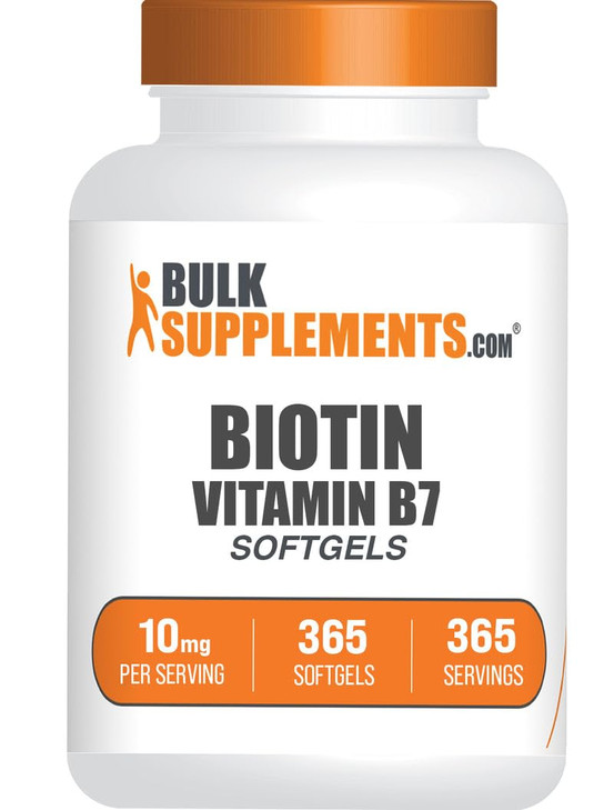 BulkSupplements.com Biotin 10000mcg Softgels