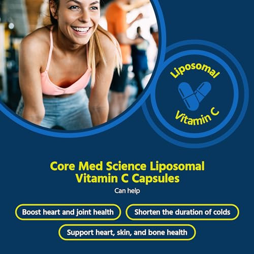 Core Med Science Liposomal Vitamin C 1000mg, 60 Capsules