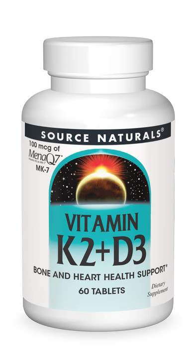 Source Naturals Vitamin K2 + D3 Bone & Heart Health Complex