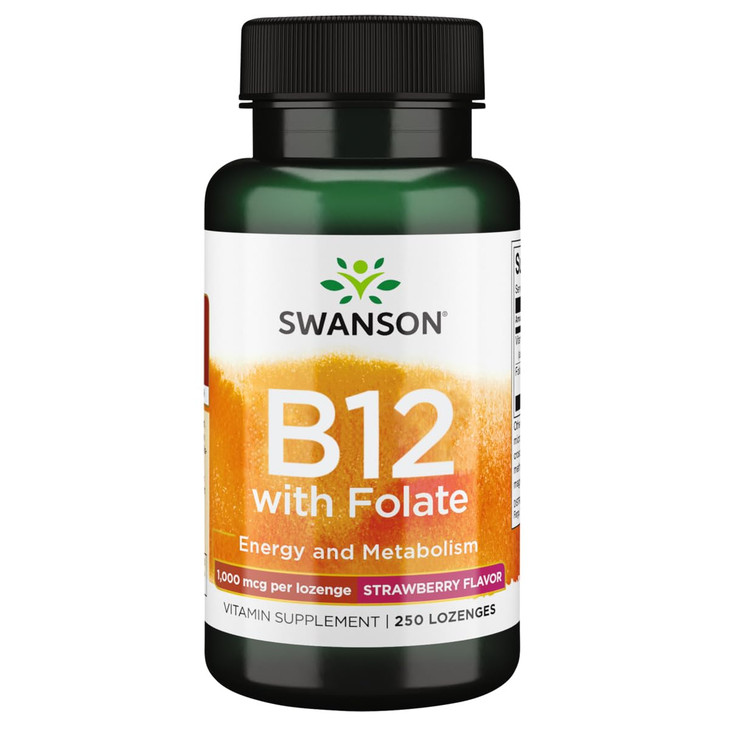 Swanson Vitamin B-12 Lozenges 1000 mcg 250 Lozenges