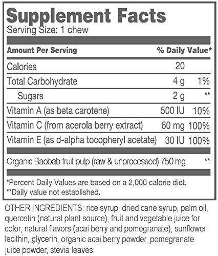 Powbab Baobab Superfruit Chews