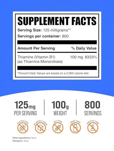 BulkSupplements.com Thiamine Mononitrate Powder