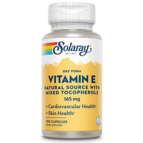 SOLARAY Vitamin E, Dry 200 IU w/Mixed Tocopherols