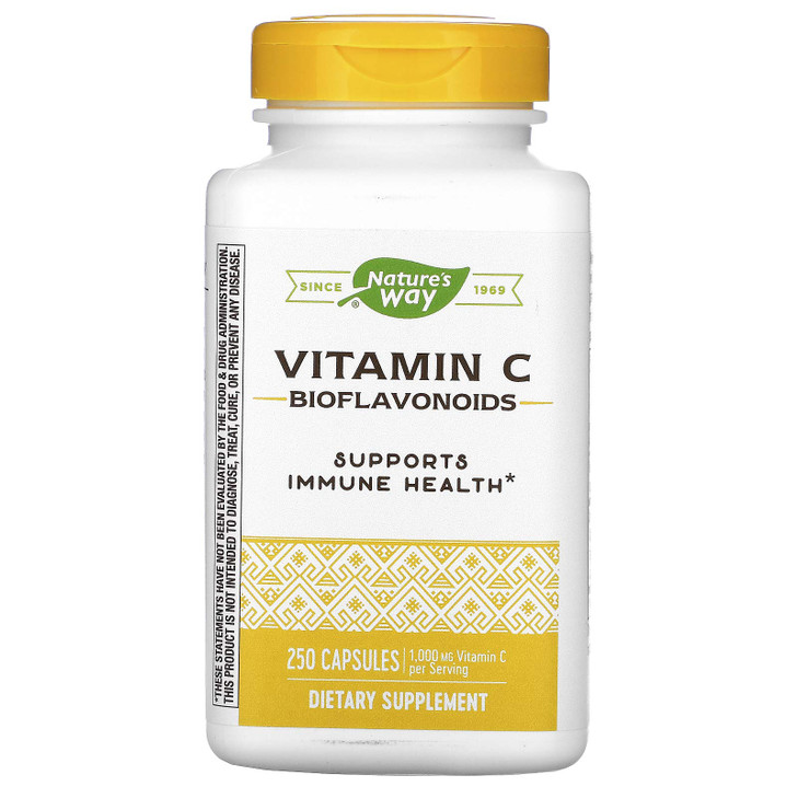 Nature's Way Vitamin C with Bioflavonoids, Immune Support*, High Potency Vitamin
