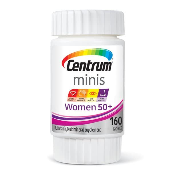 Minis Women 50+ Multivitamin Multimineral Heart, Brain, Eye, 160 Tablets