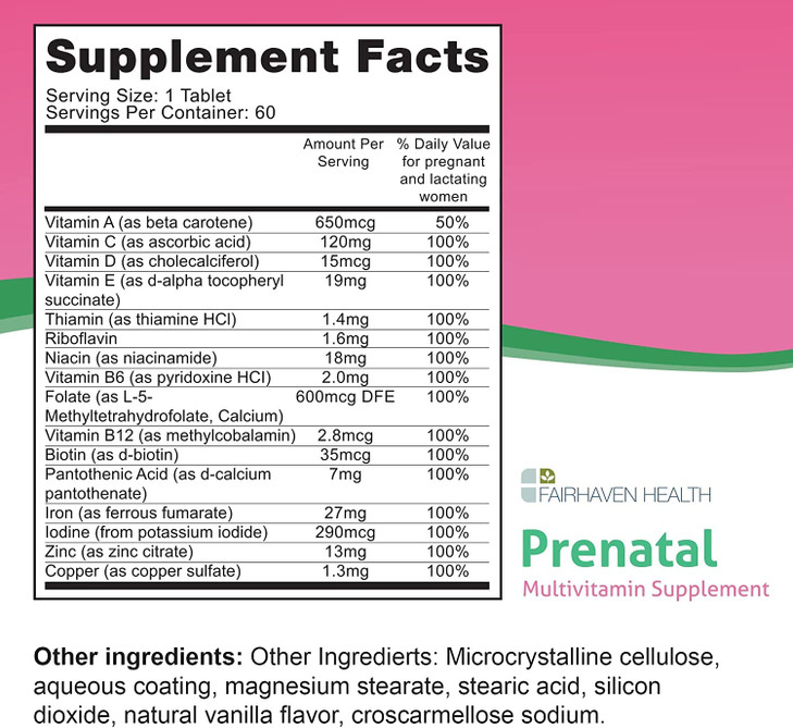 Fairhaven Health Peapod Prenatal Multivitamin