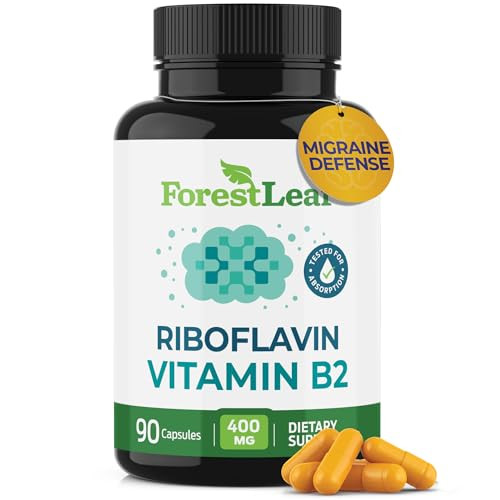 ForestLeaf Vitamin B2 Riboflavin 400mg