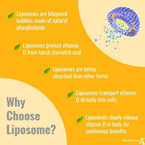 UpNourish Liposomal Vitamin D3 5000 IU Softgels