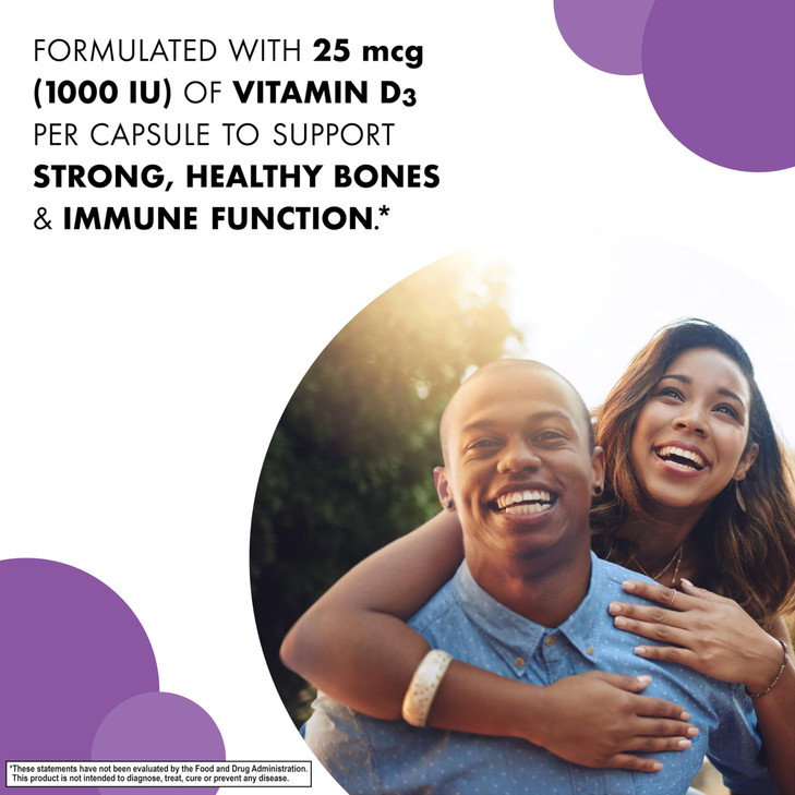 Bluebonnet Vitamin D3 1000 IU 25 mcg