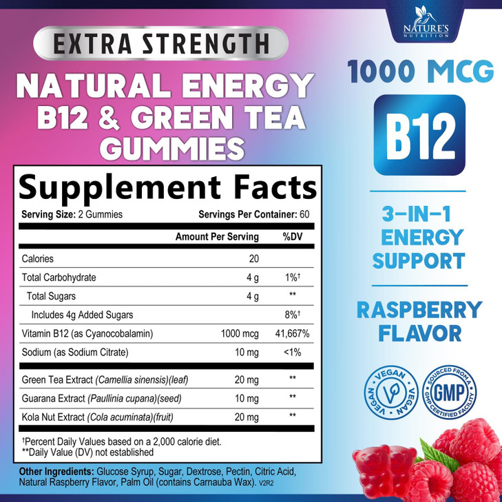 Energy Gummies 1000mcg