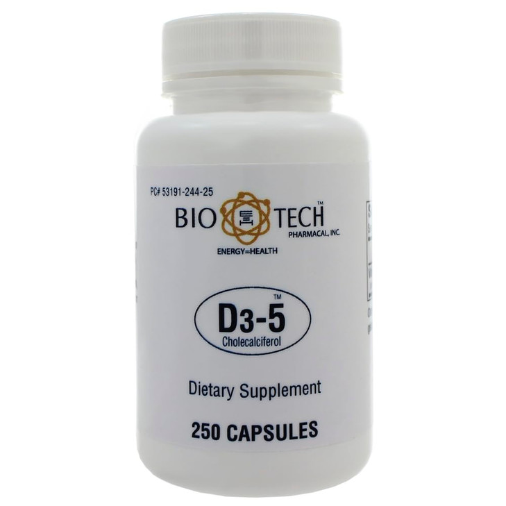 Bio-Tech D3-5 5000 Iu 250 Caps