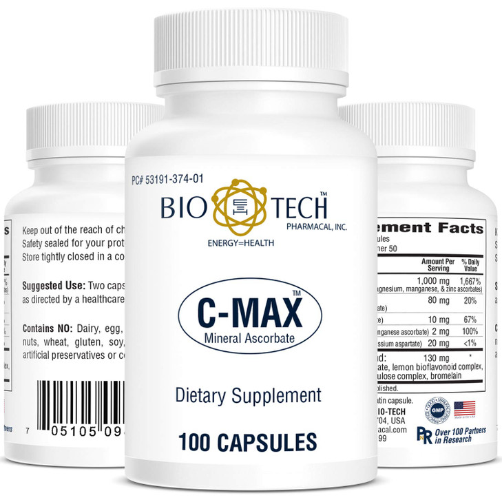 C-Max Vitamin C Dietary supplement ascorbic acid essential nutrient powerful