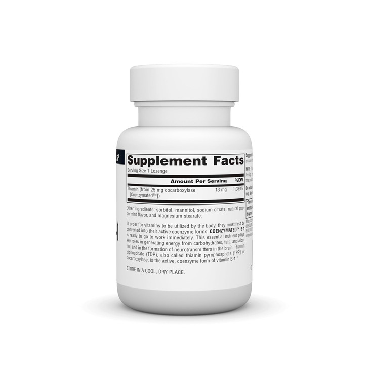 Source Naturals Coenzymated B-1 25mg Fast Acting Thiamin Cocarboxylase