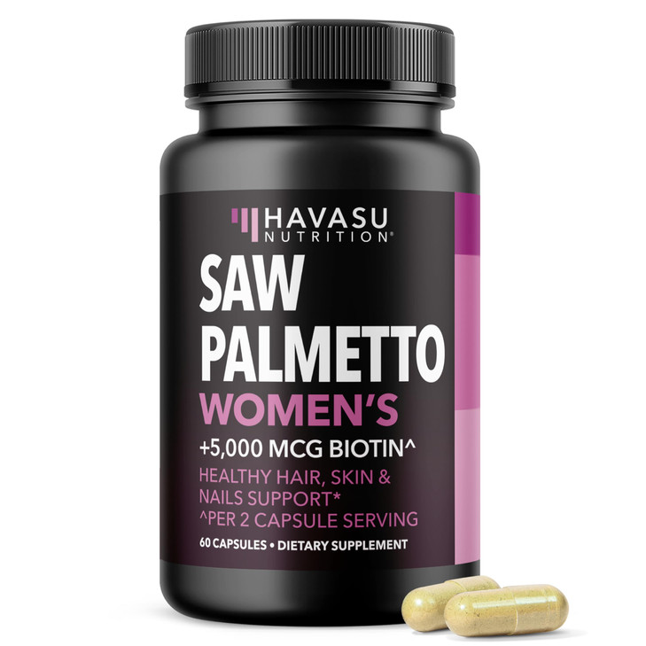 Saw Palmetto for Women with Biotin 5000mcg