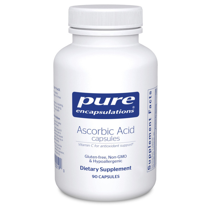 Pure Encapsulations Ascorbic Acid Capsules - 1,000 mg Vitamin C