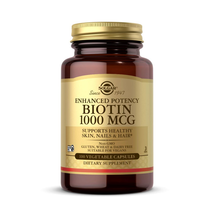 Solgar Enhanced Potency Biotin for Hair, Skin & Nails