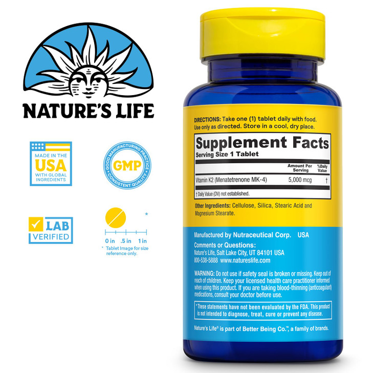 Nature's Life Revitalizing Vitamin K2