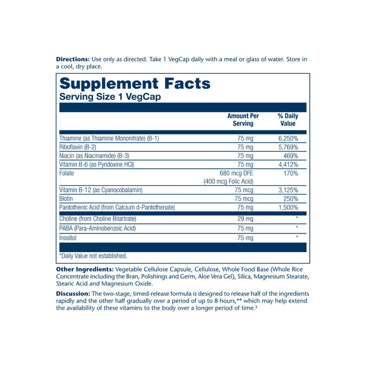 SOLARAY Vitamin B-Complex 75mg