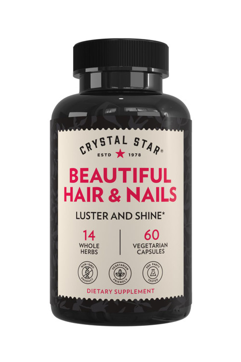 Crystal Star Beautiful Hair & Nail Supplement (60 Capsules)