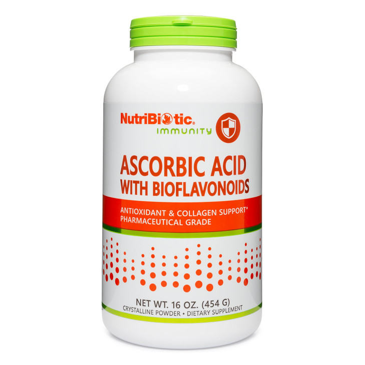 NutriBiotic - Ascorbic Acid with Bioflavonoids Powder, 16 Oz