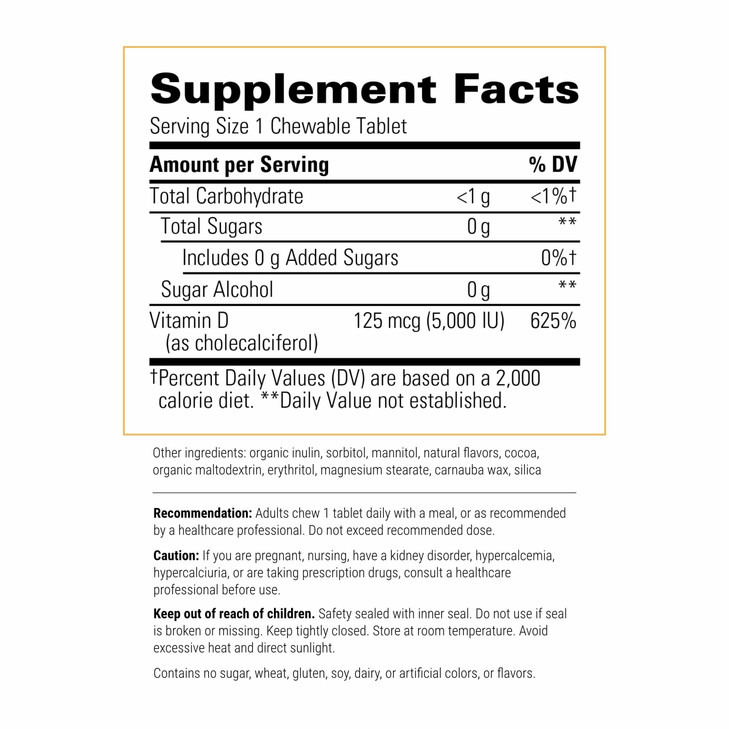 Integrative Therapeutics Vitamin D3 125 mcg