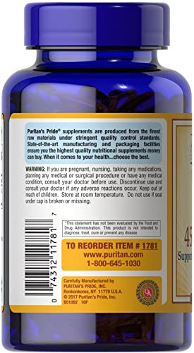 Puritan's Pride Vitamin E 450 Mg, Supports Immune Function, 100 Count