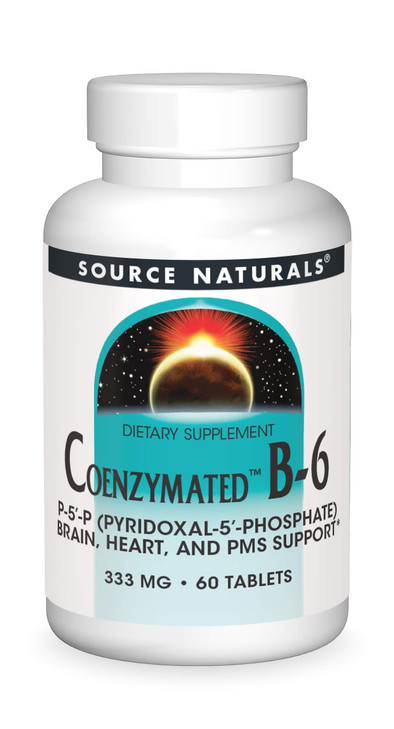 Source Naturals Coenzymated B-6, Promotes a Healthy Nervous System*, 333mg