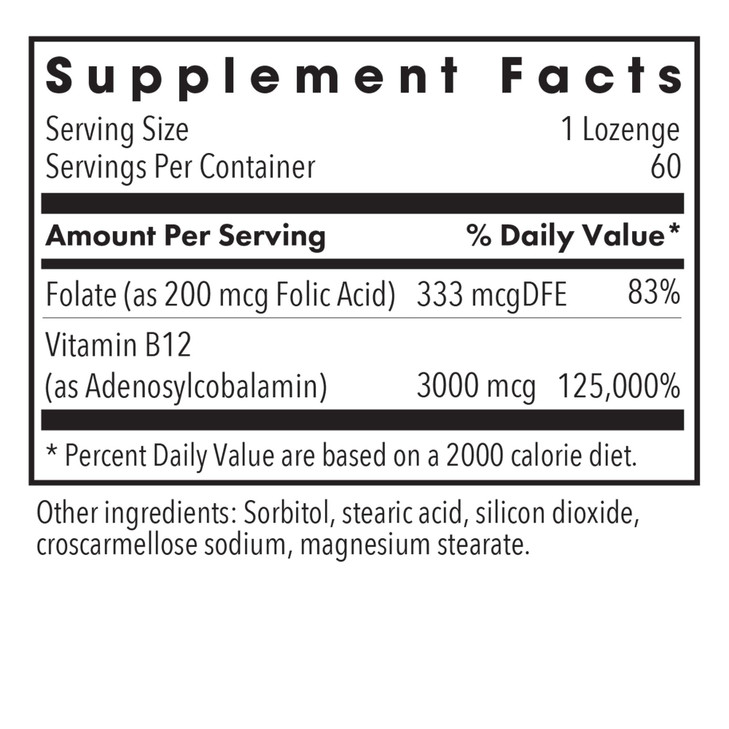 Allergy Research Group B12 Adenosylcobalamin Supplement