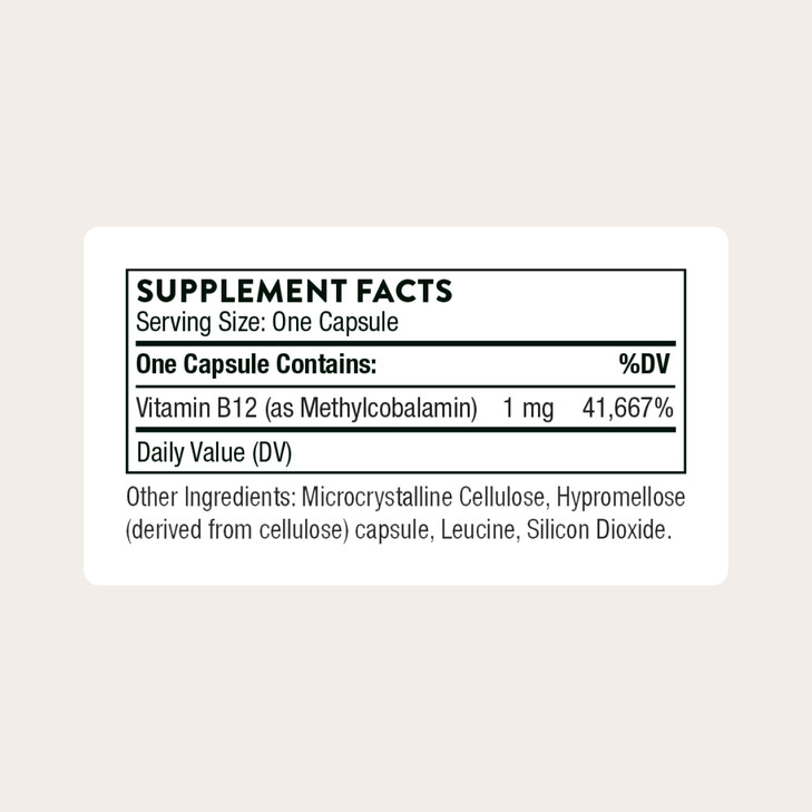 THORNE - Vitamin B12 - as Methylcobalamin