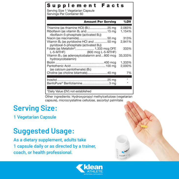 Klean Athlete Klean B-Complex
