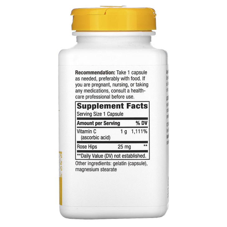Nature's Way Extra Strength(1) Vitamin C with Rose Hips, Supports Immune