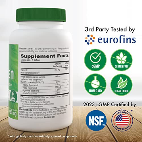 Health Thru Nutrition Tocospan Full Spectrum Vitamin-E 430 mg with EVNol