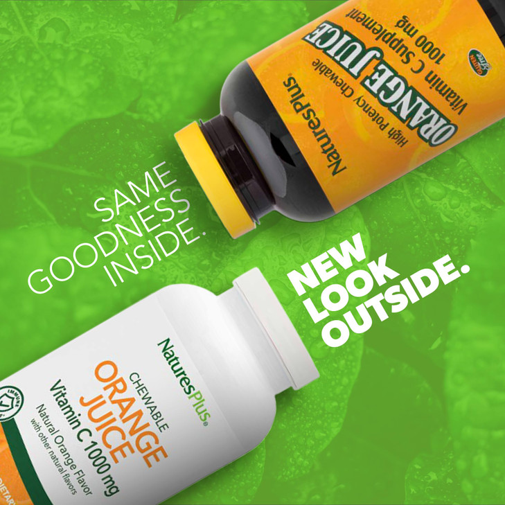 NaturesPlus Orange Juice - 60 Chewable Tablets