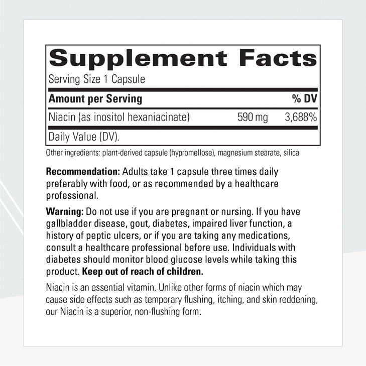 Integrative Therapeutics Flush-Free Niacin - Cellular Energy Support*