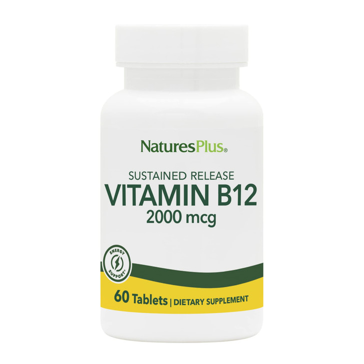 NaturesPlus Vitamin B12 2000 mcg - 60 Sustained Release Tablets