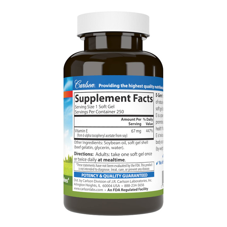 Carlson - E-Gems, 100 IU, Heart Health &