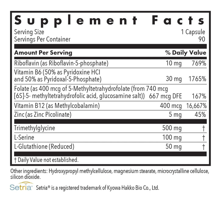 Nutricology Homocysteine Plus Supplement