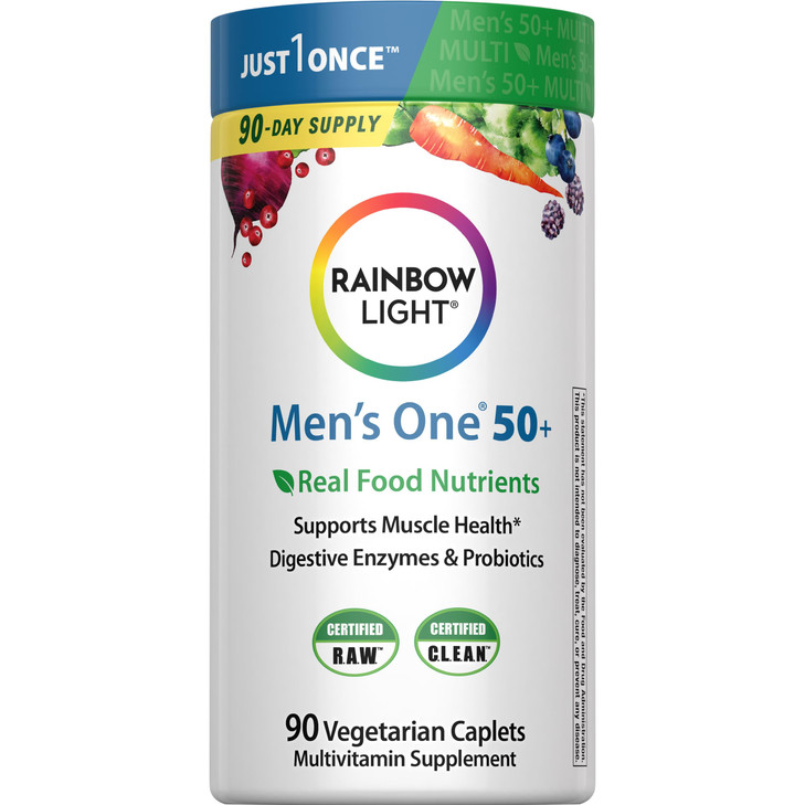 Rainbow Light Mens Multivitamin One + for 50 Plus